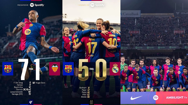 FULL MATCH REVIEW: BARCELONA 7-1 VALENCIA LA LIGA EA SPORTS