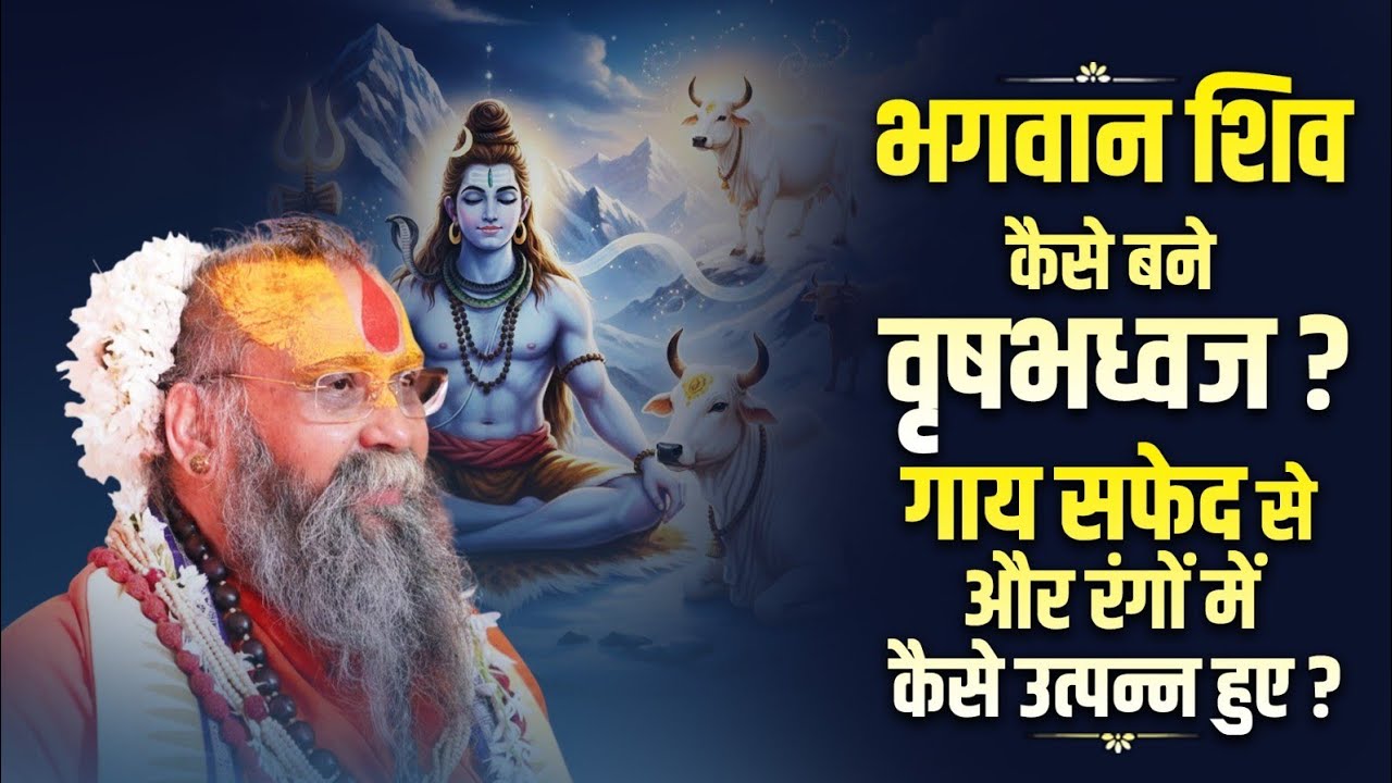 भगवान शिव कैसे बने वृषभध्वज ? गाय सफेद से और रंगों में कैसे उत्पन्न हुए ?