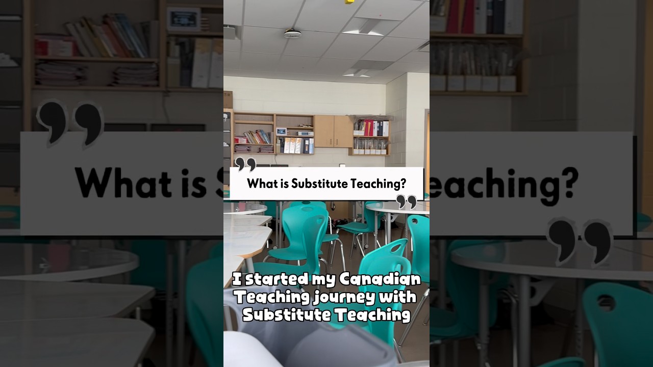 What is Substitute Teaching? | Canada School System Explained 🇨🇦 