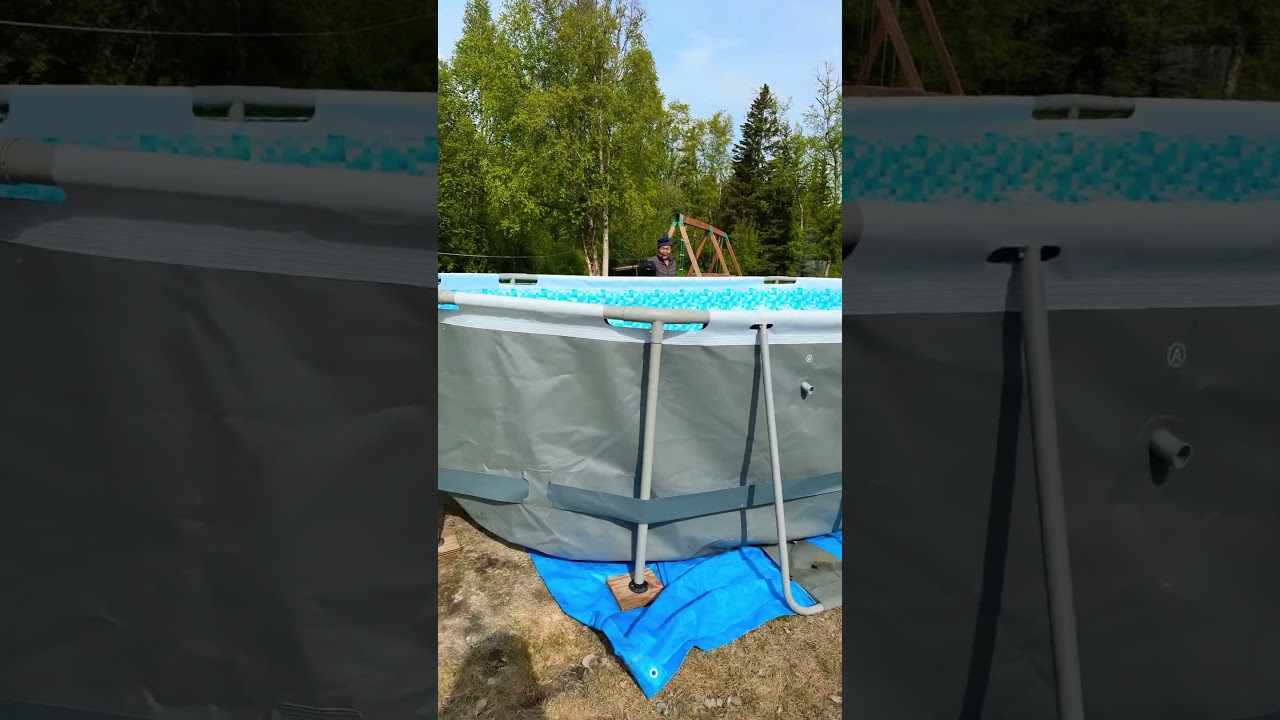 How to Set Up Bestway Above Ground Pool 🏊‍♂️Easy Step-by-Step Guide! 