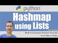 Python: Creating a HASHMAP using Lists