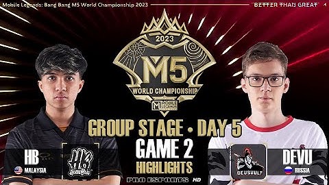 HOMEBOIS VS DEUS VULT GAME 2 HIGHLIGHTS | M5 WORLD CHAMPIONSHIP GROUP STAGE • DAY 5