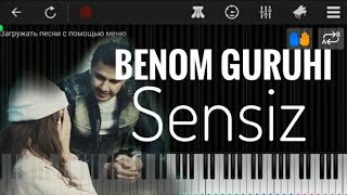 Benom-Sensiz PIANO COVER BY KAMBAROV(+KARAOKE)