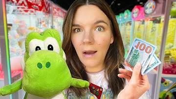 $100 Round1 Claw Machine Challenge!