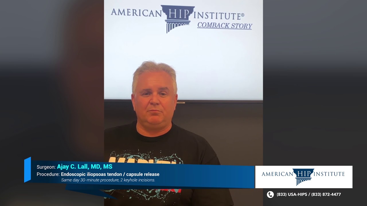 American Hip Institute Patient Testimonial - Iliopsoas Tendon Release