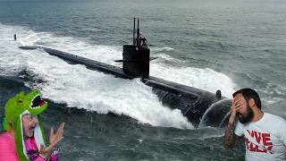 Divers React to Submarine Cameras captured something no one was meant to see