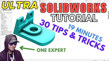 BEST SOLIDWORKS TIPS and TRICKS!  Step-by-step Beginners Tutorial