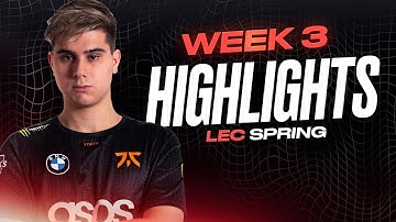 Reality Check | LEC Highlights Spring 2022 Week 3