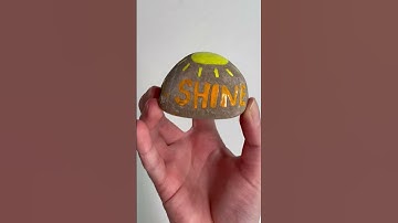 How To Paint Kindness Rocks | The Kindness Rocks Project #shorts #kindness