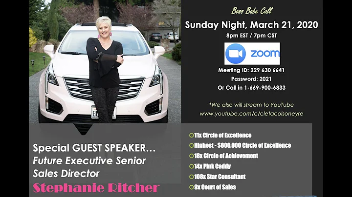 Boss Babe Call 3/21/21 with Top Director Stephanie...