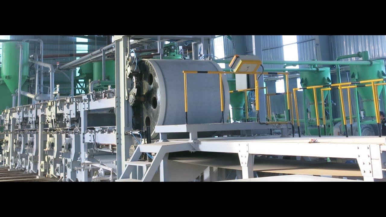 Asbestos free corrugated roofing sheet : how it made - YouTube