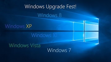 Windows Upgrade Fest! From XP To 10! (All In 64-Bit!)