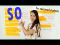 Ways to use the word ‘SO’ | Expand your vocabulary | Phrases for advanced students