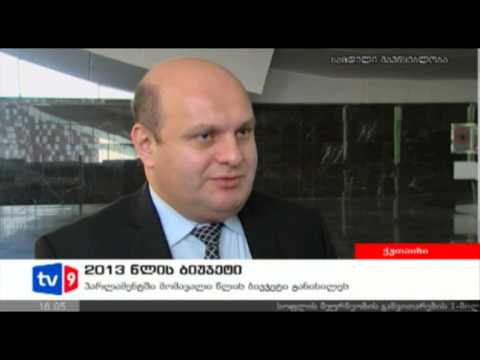 ახალი 4 | 2013 წლის ბიუჯეტი | 13.11.12