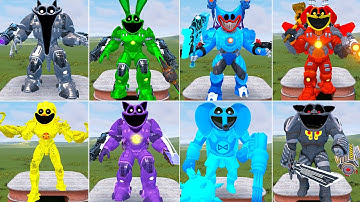 EVOLUTION OF ALL MECHA TITAN SMILING CRITTERS POPPY PLAYTIME CHAPTER 3 In Garry
