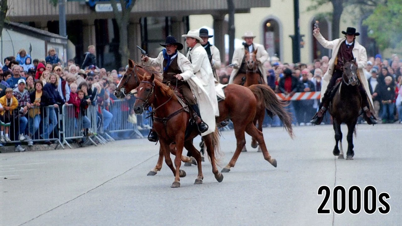 75 Years of Defeat of Jesse James Days Reenactments | 1948 - 2023
