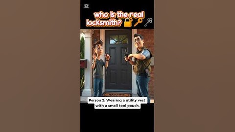 Who is the Real Locksmith? 🔑 | Tricky Riddle Challenge #music #riddles #ytshorts