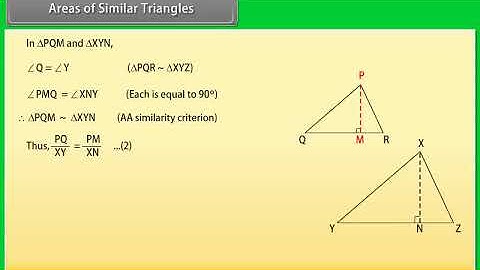 ICSE Class 10 Maths | How to find Areas of Similar Triangles