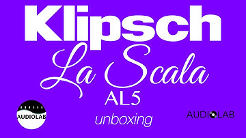 KLIPSCH LA SCALA AL5 FLOORSTANDING SPEAKER #unboxing