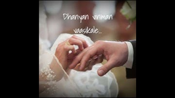 Dhanyan vinman.. #choirperformance #holymatrimony #wedding #orthodoxchurch