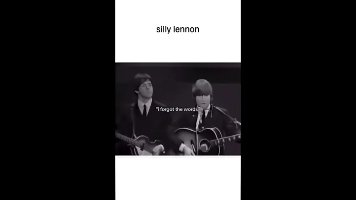 Silly Lennon #thebeatles #shorts #johnlennon #paulmccartney #funny #memes