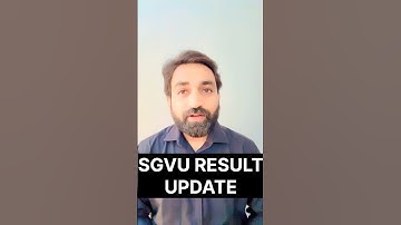 Suresh Gyan Vihar University Distance Education Result Update 2025