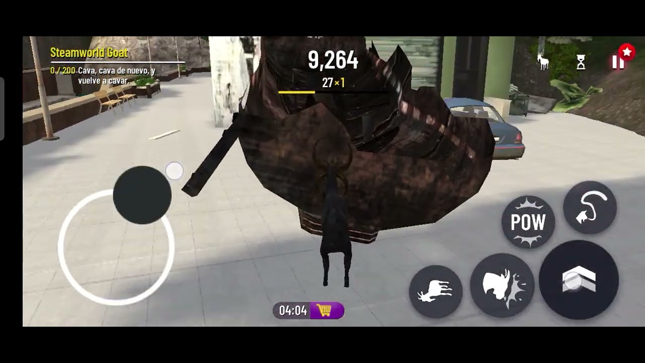 Jugando goat simulator