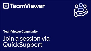 How to join a remote session via QuickSupport in TeamViewer Remote