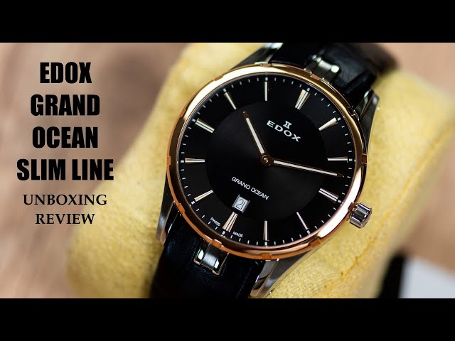 Edox Grand Ocean Slim Line 56002 357RC NIR Watch | Review Valjoux