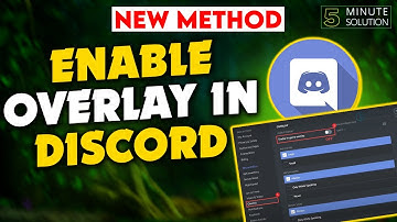 How to enable overlay in discord 2024 | Enable and Setup Discord Game Overlay