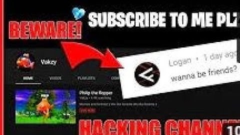LOGAN IS NOW VAKZY!! "Wanna Be Friends?" SCAM COMMENT IS HACKING YOUTUBERS!! REPORT THEM!!!