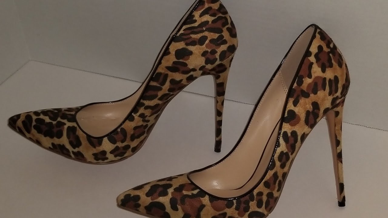 Leopard suede classic High Heel Pumps - YouTube