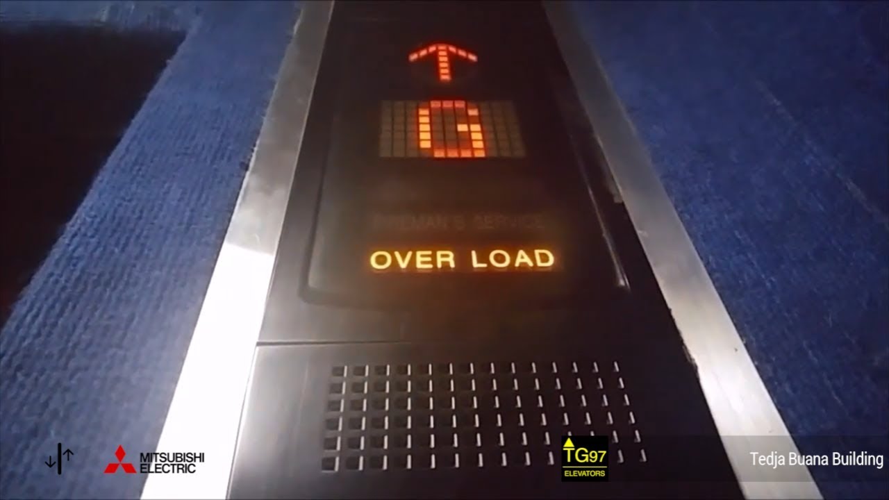 [TG97] 2 Mitsubishi Elevators - Tedja Buana Building, Jakarta, ID