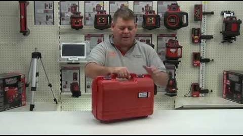 RedBack Lasers CX510 Multi line laser level - Unboxing