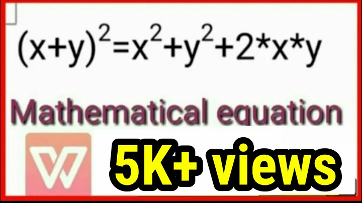 How to type mathematical equation in wps office app@AJ Foods