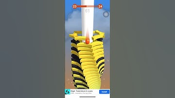 Stack ball gameplay shorts video #stackballgame #stackballsolution #playwithmohid