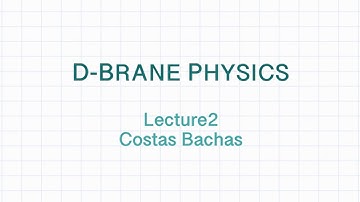 C. Bachas: Lecture II