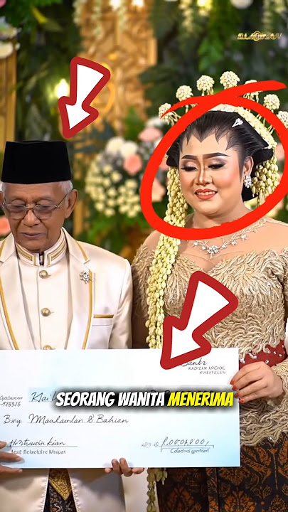 Viral! A woman with a dowry of 3 billion rupiah married a 74-year-old man. #shortsfeed #viral #ma...