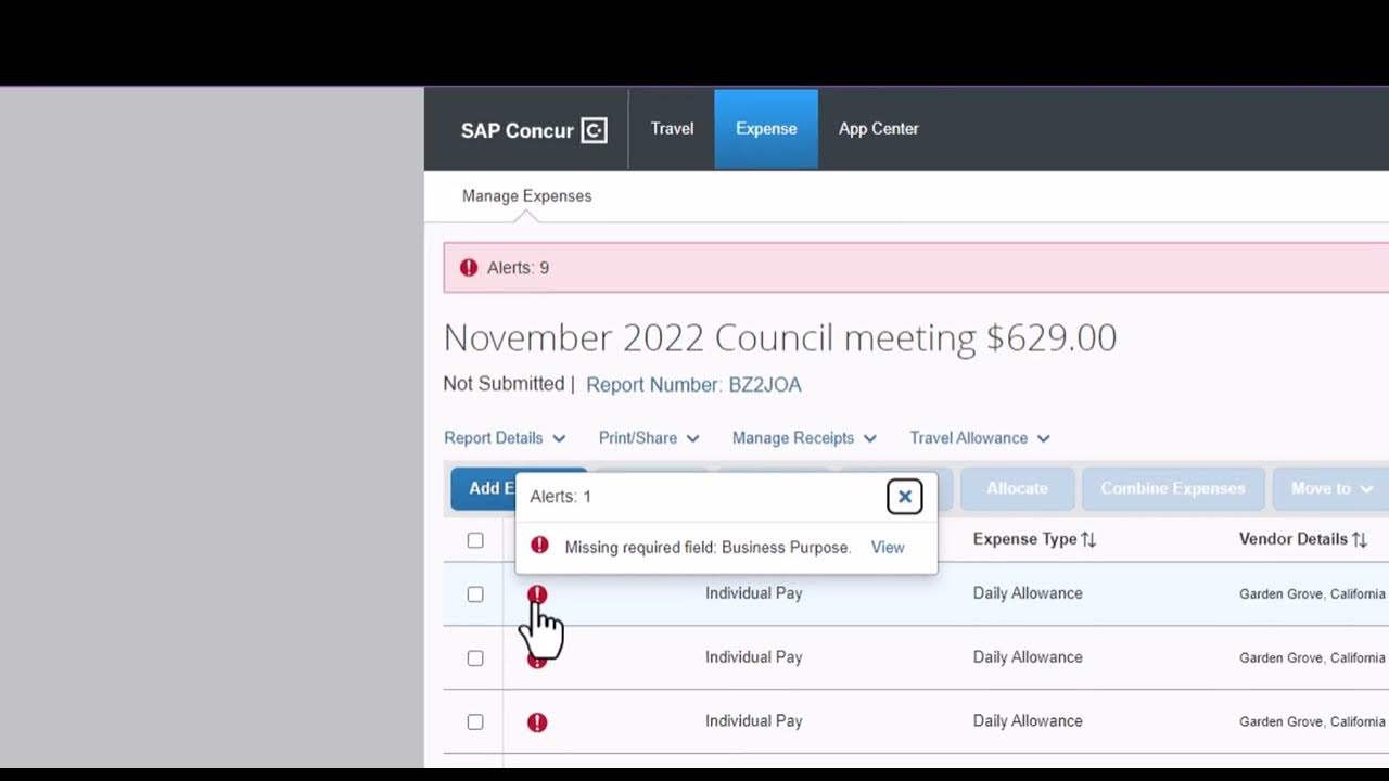 2023 Concur Training Video YouTube
