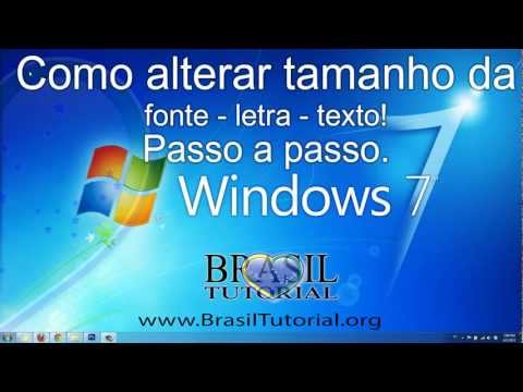 Vídeo: Como Se Livrar Das Letras No Windows 7