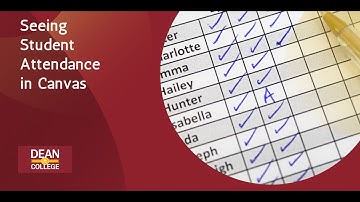 Seeing Student Attendance in Canvas