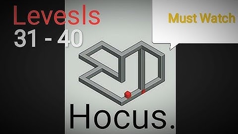 Hocus. | Levels 31 - 40 | Mobile game |