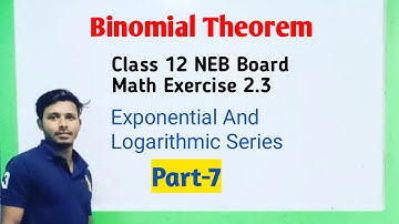 Binomial Theorem Last Part || Last Questions of last exercise || Tuition Master