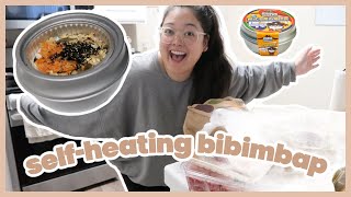 COOK DINNER WITH ME | Self-Heating Kimchi-Style Bibimbap Rice