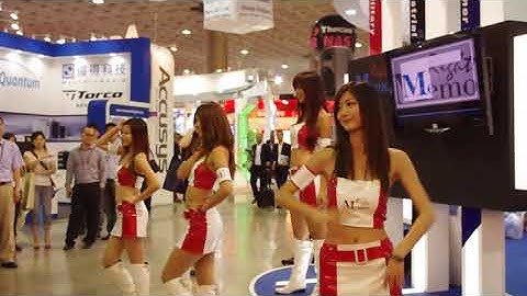 Computex 2011 - Dancing Booth Babes