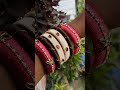 💁Hand made bangles ❤️🤍🤗 #Handcradtidea # craftlove বলুন দেখি বালা জোড়া কি দিয়ে বানানো?