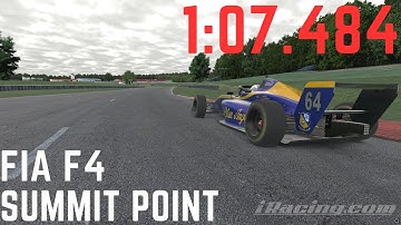 iRacing | FIA F4 | Summit Point Raceway | 1:07.484