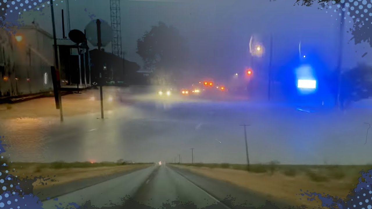 Storm chasers intercept MAJOR WIND BAG from Goldsmith to Midland, Texas