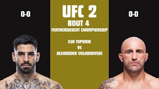 UFC 2: Ilia Topuria vs Alexander Volkanovski