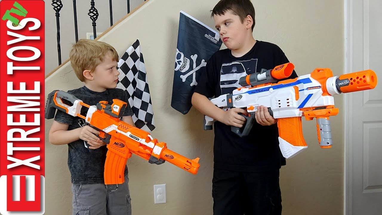 nerf war ethan and cole